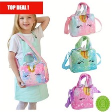 Girls Unicorn Crossbody Purse Cute Kids Shoulder Bag Small Handbag Gift