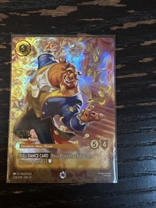 野獣 英語版 4枚セット ロルカナ BEAST lorcana 野獣 英語版 4枚セット ロルカナ BEAST lorcana 野獣 英語版 4枚セット