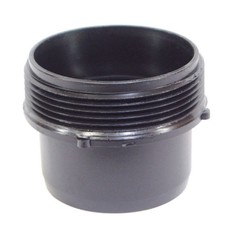 US Hardware RV-331B Black Plastic Sewer Hose Adapter 3 Dia. in.
