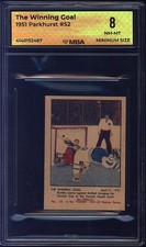 1951-52 Parkhurst #52 The Winning Goal MBA 8 (MS) Hockey Card