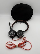 Jabra Evolve 40 Wired Stereo USB Headset HSC017 3.5mm Jack- Tested