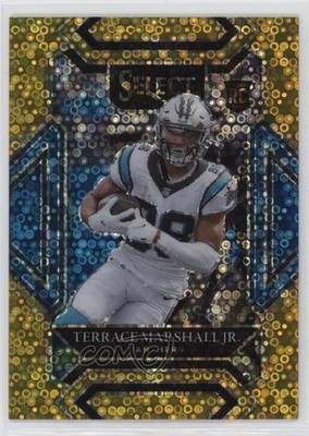 2021 Select Club Level Gold Disco Prizm 4/10 Terrace Marshall Jr Rookie RC 1f5j
