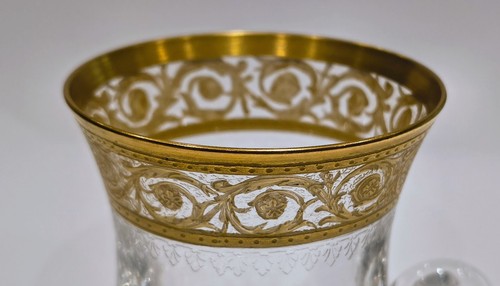 St Louis - Thistle - Tea Cup With a Handle - 24-carat Gold Engraving - Picture 6 of 9