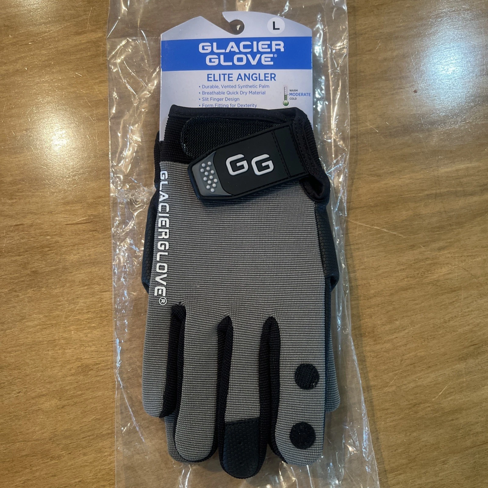 GLACIER GLOVE Elite Angler Black/Gray Gloves Large
Opens in a new window or tab
