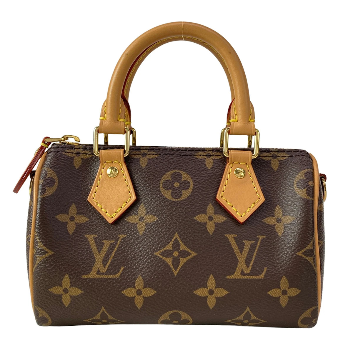 LOUIS VUITTON Nano Speedy M81085 Monogram TY2294 Handbag Monogram Canvas