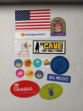 Dutch Bros And And Other Advertisement Sticker Lot