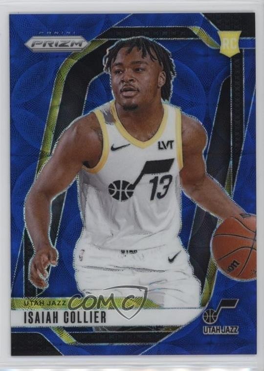 2024-25 Panini Prizm Choice Blue Prizm 6/49 Isaiah Collier #227 1e41