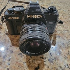 Minolta X-700 MPS 35mm Film Camera with Sigma Zoom Master Lens UNTESTED
