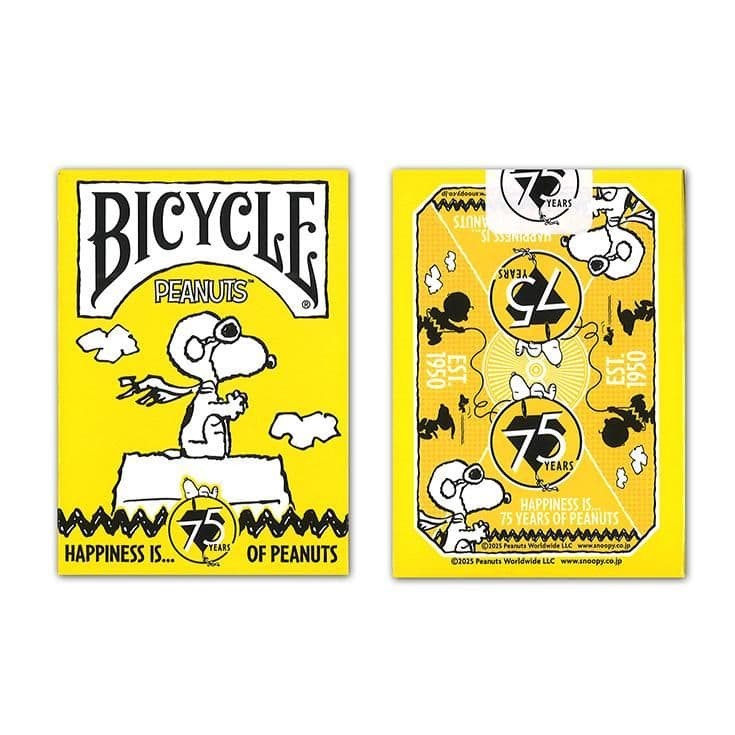 PEANUTS SNOOPY Playing Cards BICYCLE Collaboration 75th
