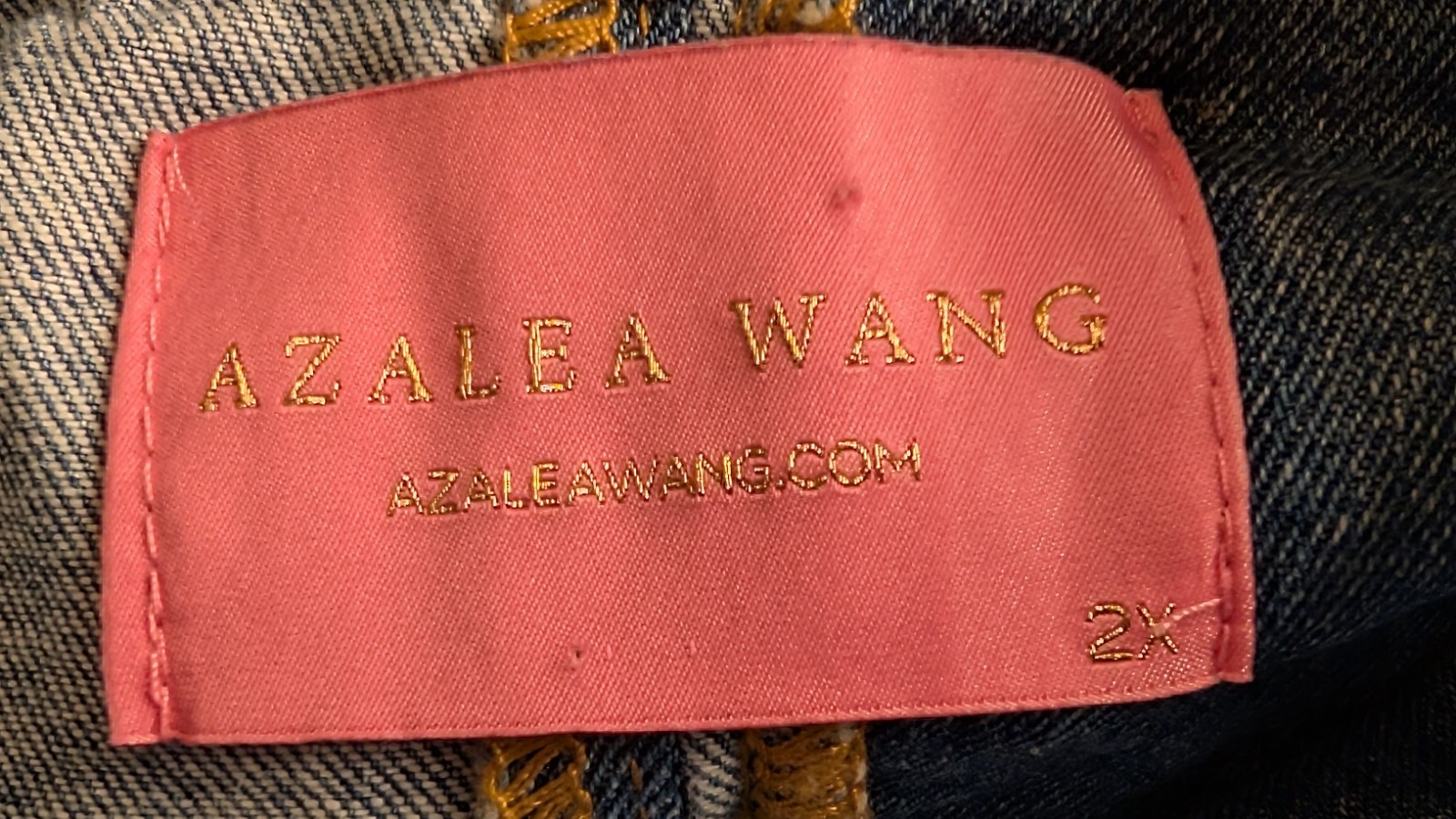 Azalea Wang All Patched Up Patchwork Cropped Deni… - image 8