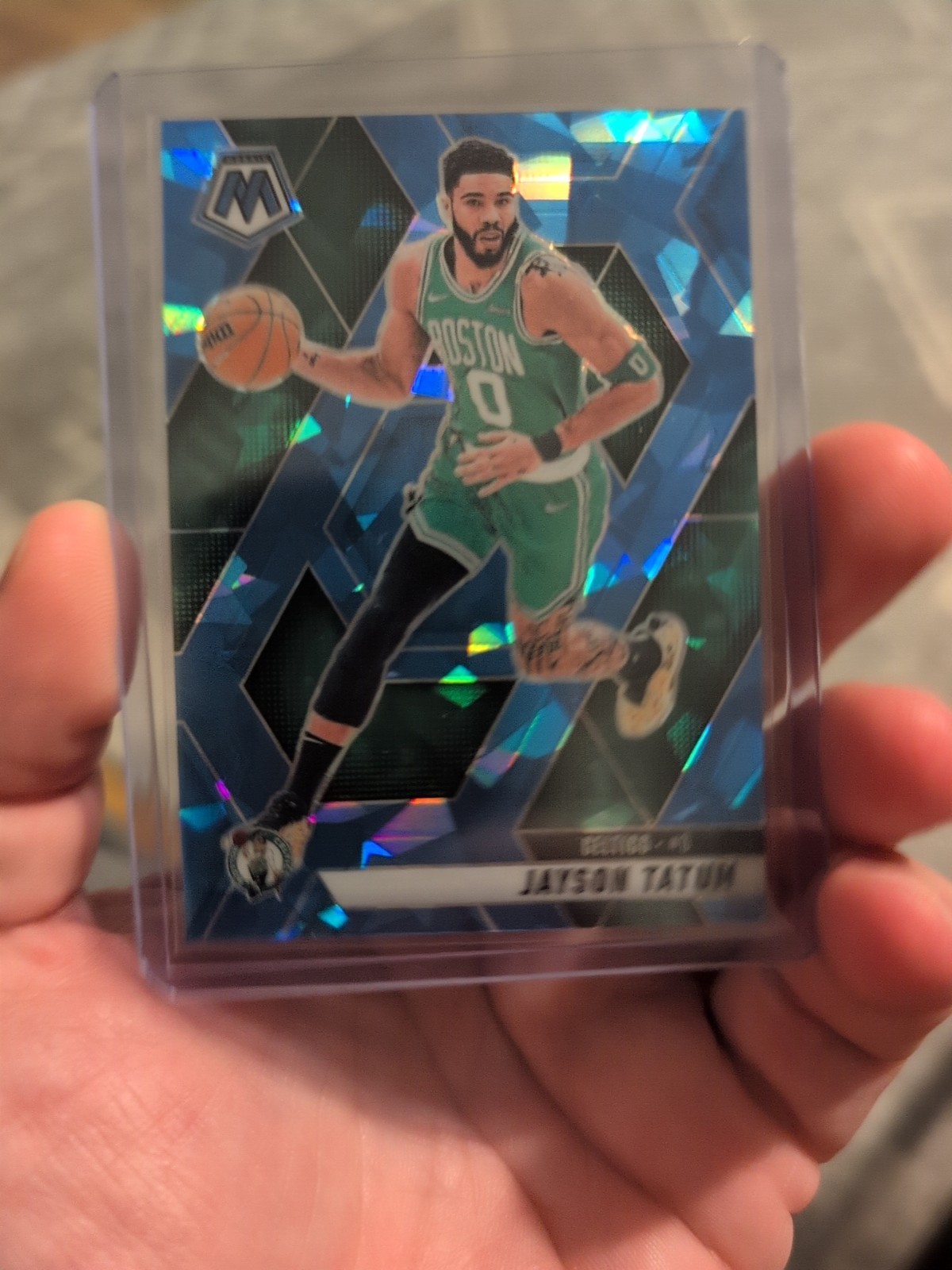 2024-25 Panini Mosaic - Jayson Tatum #188 Ice Mosaic Prizm /125
