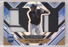 2018 Panini Elite Extra Edition Dual Silhouettes Blue 6/10 Estevan Florial hg6