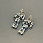 2 HALO MEGA BLOKS CONSTRUX Silver COVENANT ARBITER THEL 'VADAMEE Fiugre HDH92 #3