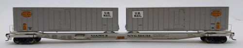 Coche plano Flexi-Van Walthers 932-40851 escala HO NYC con remolques de puerta lateral #504154 | Condition: Used