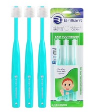Oral Care Baby Toothbrush with Soft Bristles and Round Head, for a Toddler Ap...