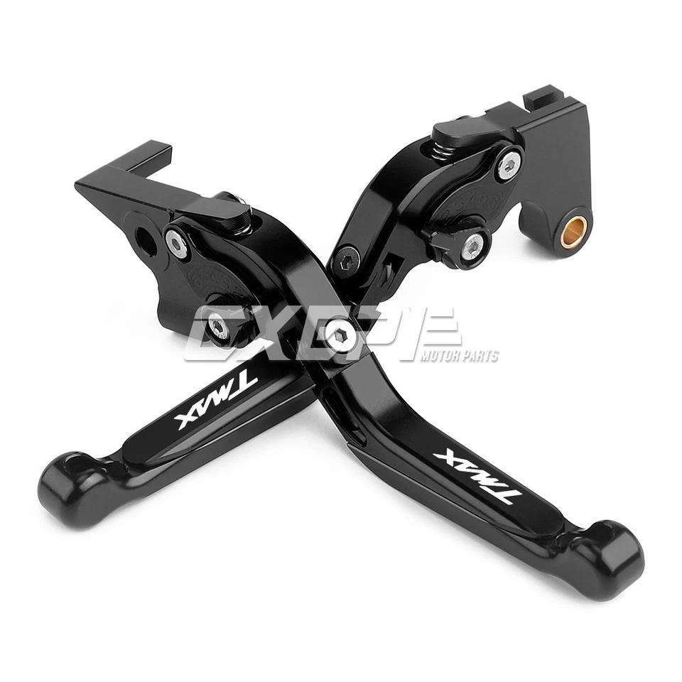 Leve freno frizione moto Estensibili Pieghevoli Per YAMAHA T-MAX tmax 530 560 - Immagine 3 di 4