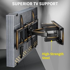 Full Motion TV Wall Mount 30–85" TVs Smooth Swivel, Tilt,Extension VESA 700x400m