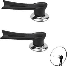 2 Pack Universal Pot Lid Knob Replacement Long Ergonomic Pans Lid Handle for