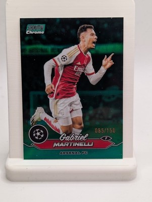 2024 Stadium Club Chrome Green Refractor /150 - Gabriel Martinelli - Arsenal FC