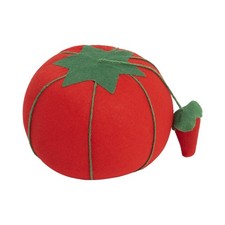 Dritz Large Tomato Pin Cushion with Strawberry Emery - 4 Inch Size 4 in, Red