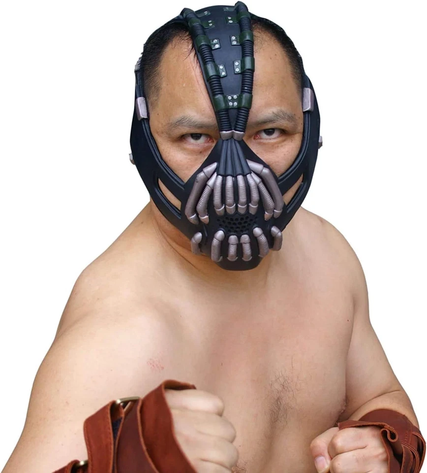 Máscara WELLMILLER Bane Disfraz Adulto Accesorios para Caballero Oscuro Juegos con disfraces Pistola Clásica Foto 4 de 4