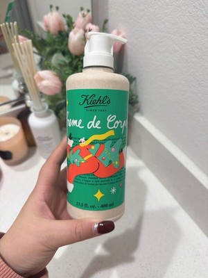 Kiehl's Creme de Corps  Body Moisturizer Lotion w/ Pump 13.5 oz / 400mL