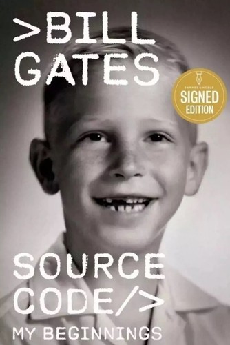 Source Code: My Beginnings SIGNED BOOK Bill Gates New ✅ - Picture 4 of 4
