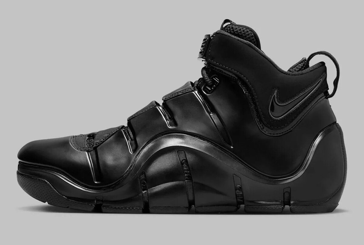 NEW Nike Zoom LeBron 4 'Triple Black Anthracite' 2023 FJ1597 NEW Nike Zoom LeBron 4 'Triple Black Anthracite' 2023 FJ1597