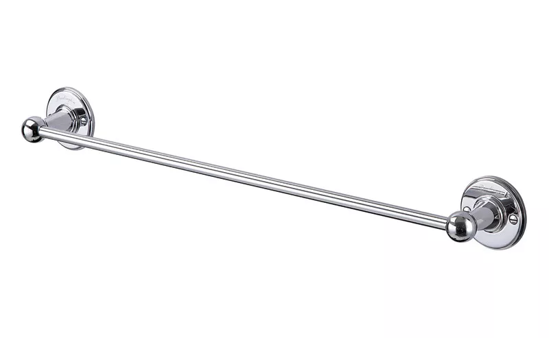 Single chrome towel rail clearance