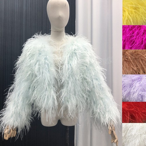 feather fur jacket