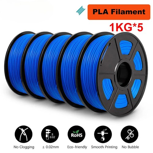 5KG 3D PLA/PETG/PLA PLUS/Clear Filament 1.75mm 5Roll 1KG 3D Printer Neatly Wound - 第 11/35 張圖片