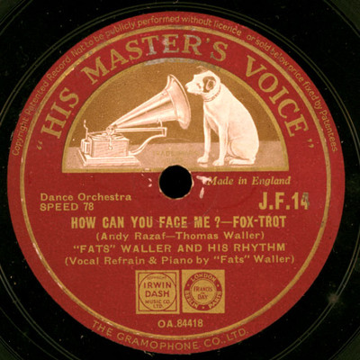 FATS WALLER & HIS RHYTHM How can you face me?/Let's pretend there's a moon X2054