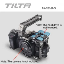 Tilta Full Camera Cage TA-T01-B-G for BMPCC 4K Black Magic Pocket Cinema Camera