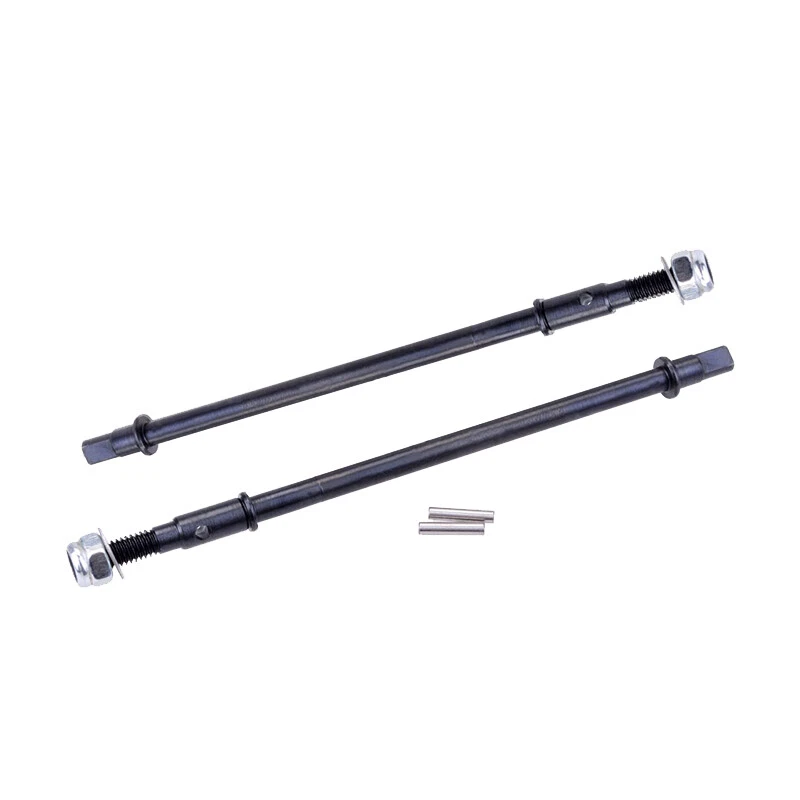 2x Hard Steel Rear Axle CVD Drive Shaft Dogbone for 1/10 Axial SCX10 RC Crawler - Photo 2/4