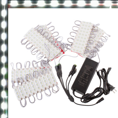 LEDupdates 60ft Storefront Window WHITE LED LIGHT 5630 + UL 12v 120w Power
