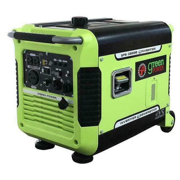 GREEN POWER GPG3500IE 3500W Inverter Generator - Green/Black for sale ...