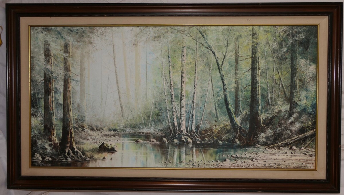 RICHARD BRIAN HAZEL OIL PAINTING NORTHERN CALIFORNIA SAN FRANSISCO