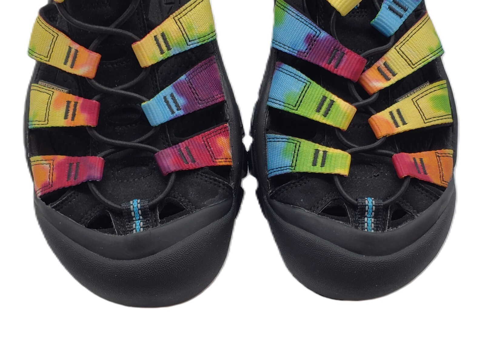 Sandali retrò Keen Newport arcobaleno tie dye escursionismo comfort acqua donna taglia 11