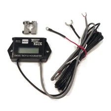 Diesel Tachometer Hour Meter with 6mm Transducer to Track Total Engine Run Time