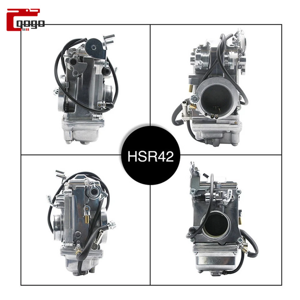 Cable de carburador y obturador para TM42-6 Mikuni HSR42 Harley Davidson EVO y doble cámara Foto 3 de 4