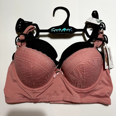 A11/  Carrie Amber Women's 2 Comfort Strap Bras Underwired Size 40C