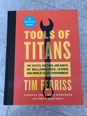 Tools Of Titans by Tim Ferris Hardcover