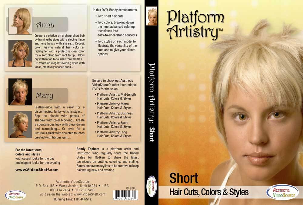 New In Box Platform Artistry Short Hair Cuts Colors Styles