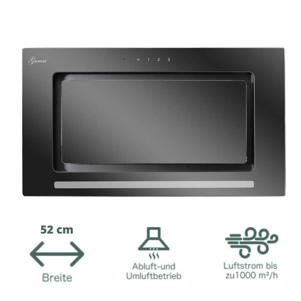 Dunstabzugshaube Gurari Gch E 217 Bl 52 Prime N – 52Cm Deckenhaube, 1000M³/H-image