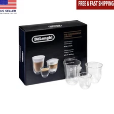 Double Wall Thermo Glasses Set Espresso Cappuccino Latte Macchiato 6 Pieces New