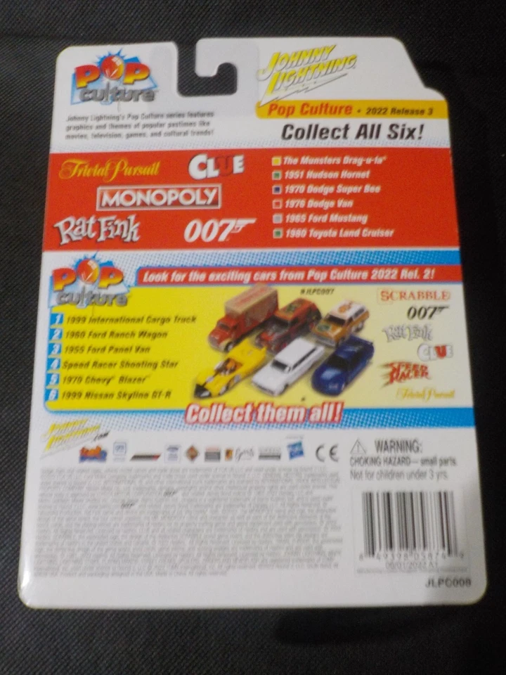 Dodge Van Monopoly 1976 2022 Pop Culture Johnny Lightning 1976 Dodge Van Foto 3 de 3