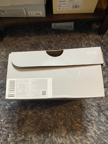 Kith x Air Force 1 Low NYC Men’s Shoe Knicks Away Black Size 6 - CZ7928-001 - Picture 10 of 10