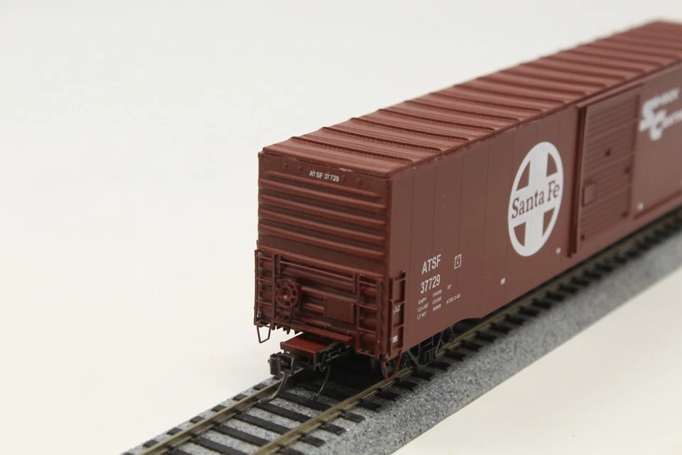 HO InterMountain 41901-01 60' PS-1 Caja Coche Santa Fe Control Amortiguador ATSF 37729 RTR Foto 3 de 4