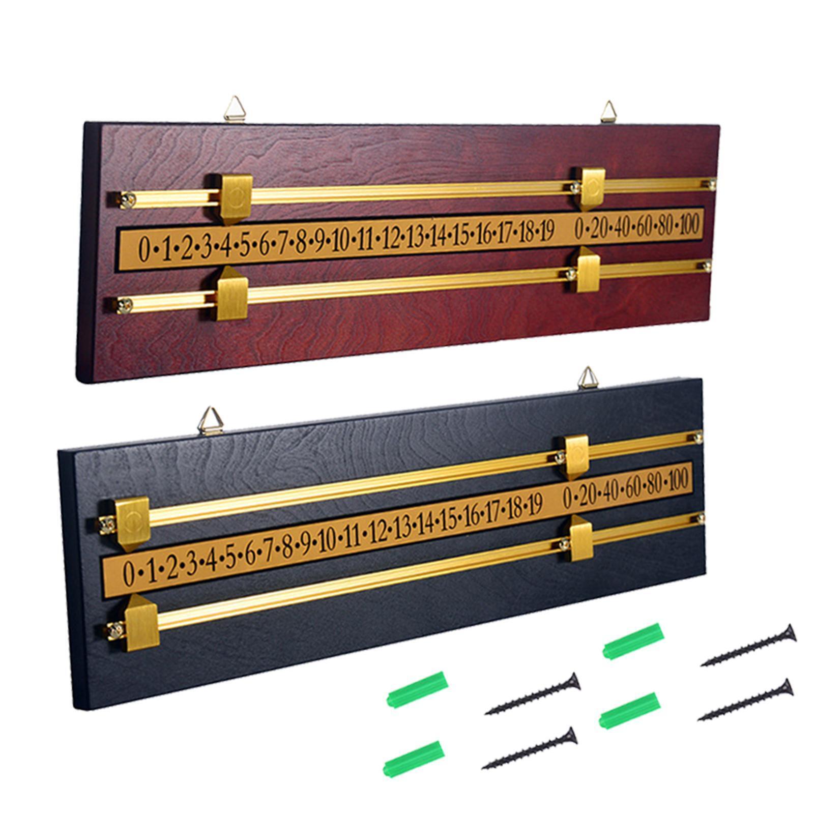 Shuffleboard Scoreboard Counters Snooker Game Billiard Score Keeper