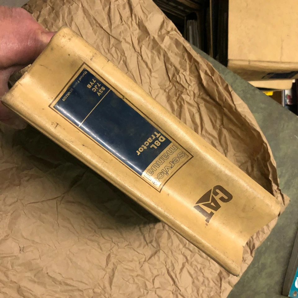 MANUAL DE SERVICIO SOBRE ORUGAS EXCAVADORA CAT CATERPILLAR D8L D8 53Y 7JC 7YB USADO Foto 2 de 4